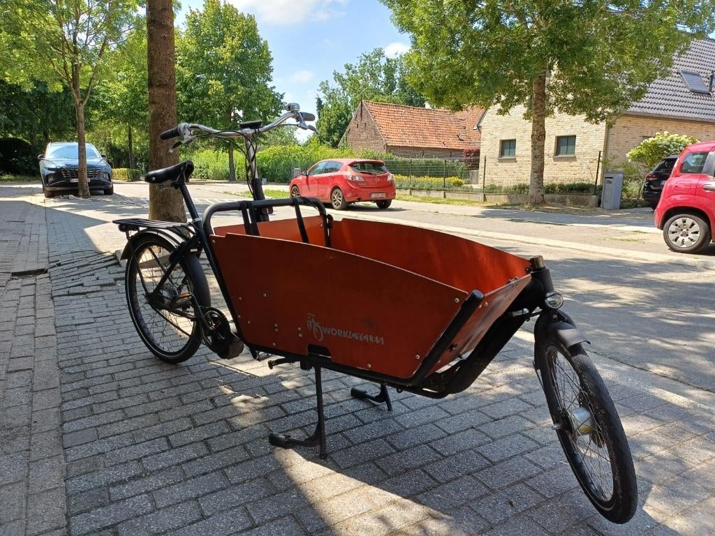 Elektrische bakfiets Workcycles, Fietsen en Brommers, Gebruikt, Huif, 2 kinderen, Ophalen