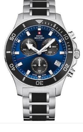 montre SWISS Military by chrono, Montre-bracelet, Enlèvement ou Envoi, Acier, Acier