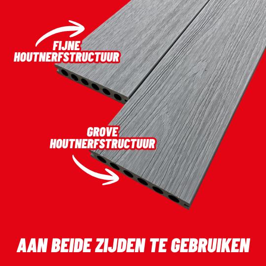 COMPOSIET VLONDERPLANKEN - DUMPPRIJS! €6,95 p/m | OP=OP, Tuin en Terras, Ophalen, Composiet