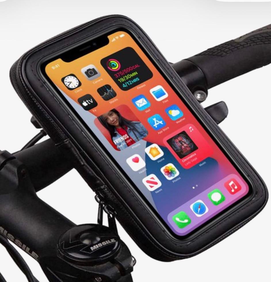 Telefoon/Gsm Houder tot 7 Inch, Waterdicht en Schokbestendig, Ophalen of Verzenden, Zo goed als nieuw, Fiets