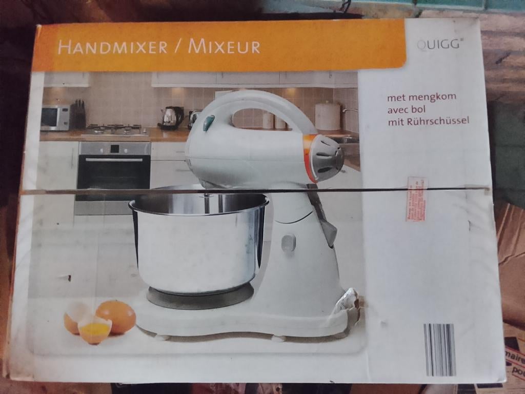 Mixeur couleur blanche, Enlèvement