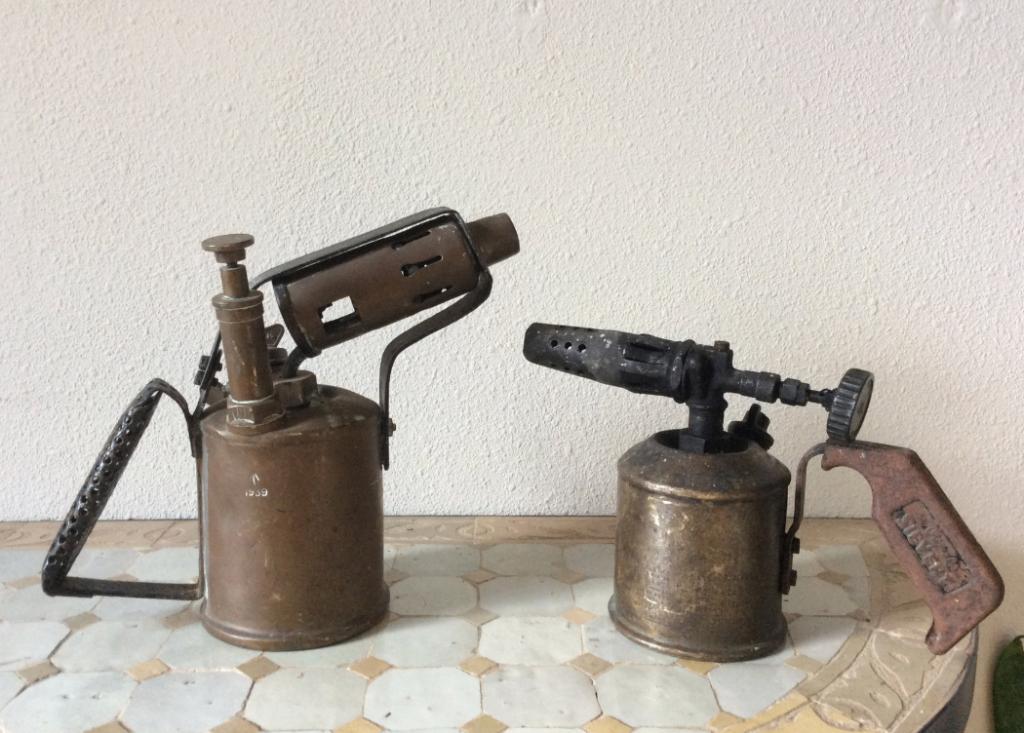 Twee Vintage gasbranders "MONITOR" en "Original SIEVERT", Antiquités & Art, Enlèvement ou Envoi