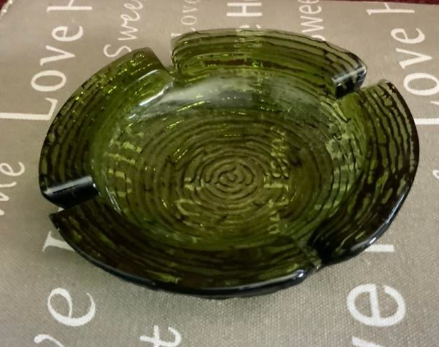 Cendrier en verre vintage, Enlèvement