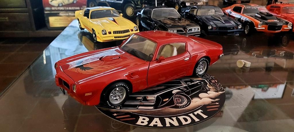 Pontiac firebird trans am ertl mag weg ivm dubbel no box, Ophalen of Verzenden, Auto, ERTL