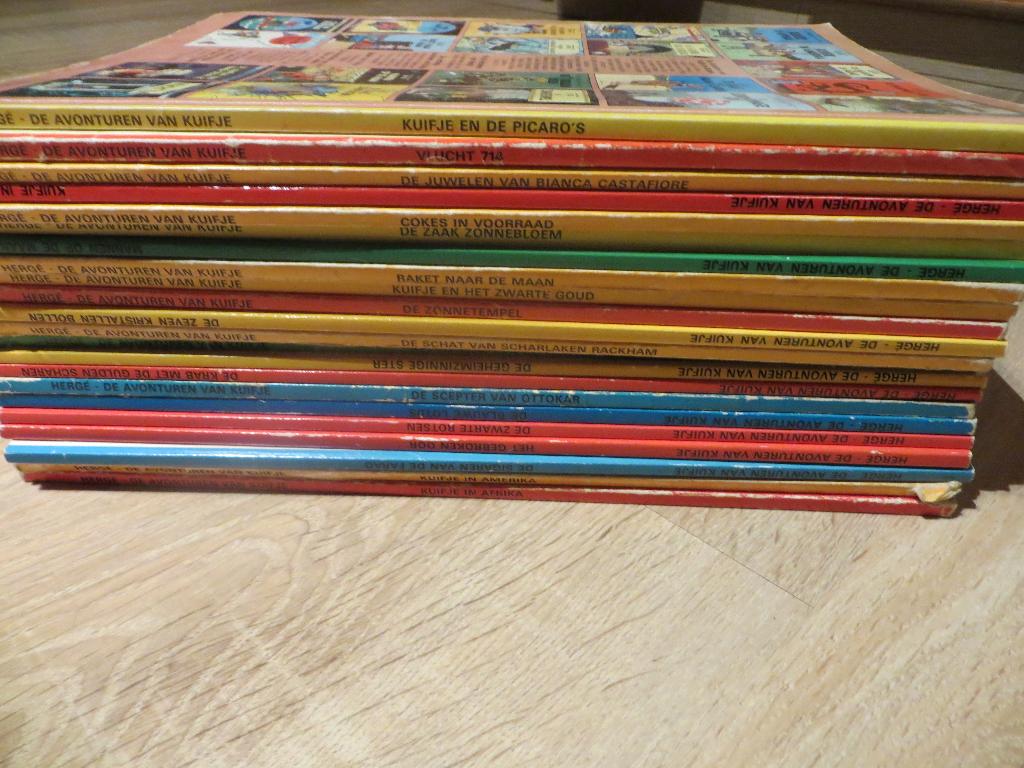 Kuifje - complete reguliere serie (22 albums), Boeken, Complete serie of reeks, Verzenden, Gelezen, Hergé (George Rémi)