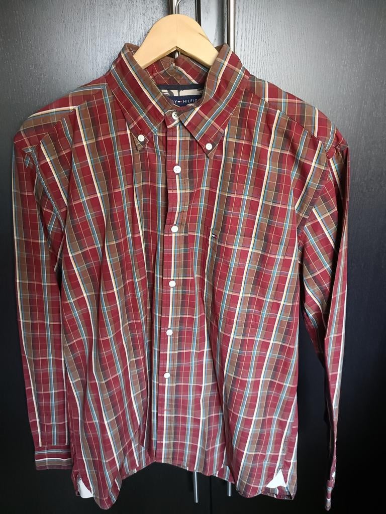 Geruit hemd Tommy Hilfiger maat L, Kleding | Heren, Overhemden, Overige kleuren, Nieuw, Ophalen of Verzenden, Halswijdte 41/42 (L)
