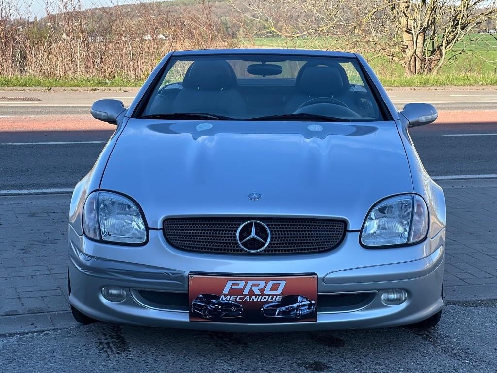 Mercedes-Benz SLK 200 2.0i*Carnet*Cabriolet*Pret a imm*etc, Autos, Achat, Entreprise, Noir, 1998 cm³