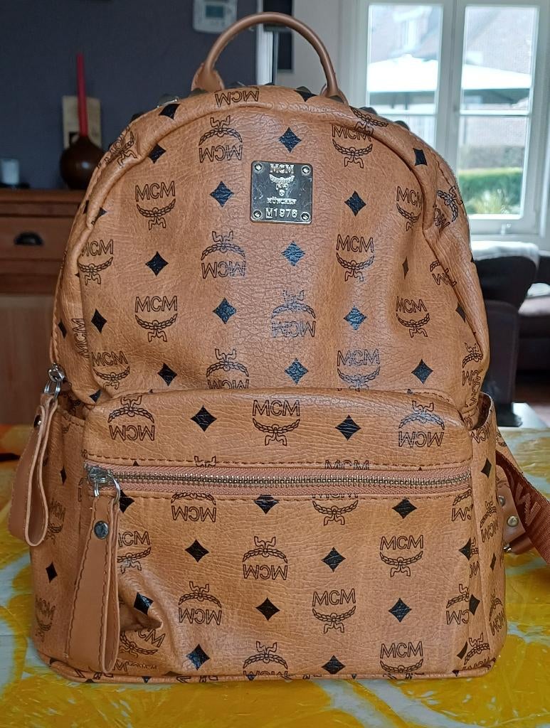 MCM rugzak unisex - cognac, Handtassen en Accessoires, Ophalen, Zo goed als nieuw, Unisex volwassen