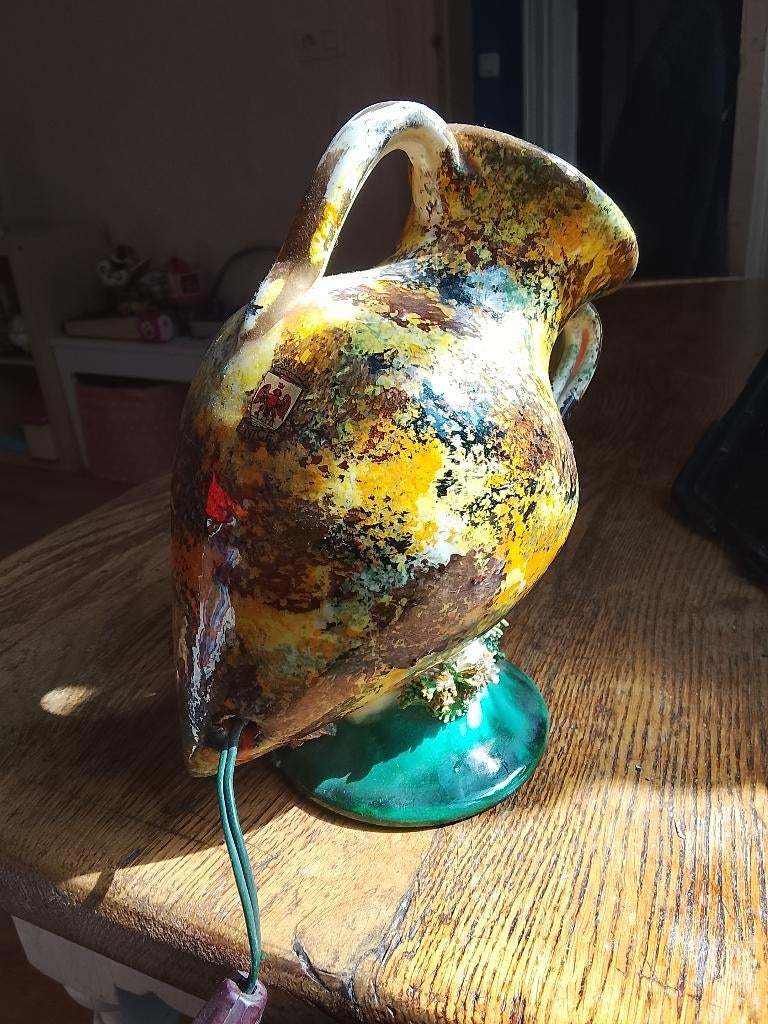 lampes vintage en céramique – pièce originale, Antiquités & Art, Enlèvement