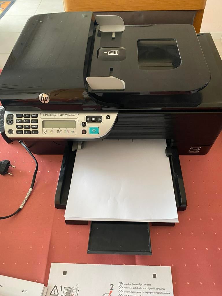 HP Officejet 4500 printer (inktpatroon 901 zwart en kleur), Computers en Software, Printers, Ophalen, Gebruikt, Inkjetprinter