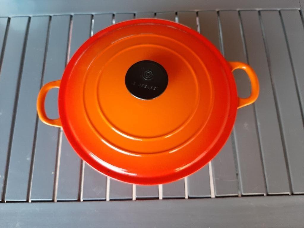 le creuset kookpot met deksel, Antiek en Kunst, Ophalen
