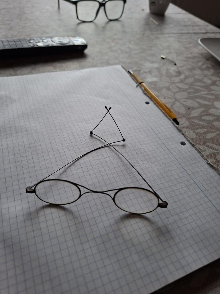 Oldtime brilletje te koop, Antiek en Kunst, Ophalen