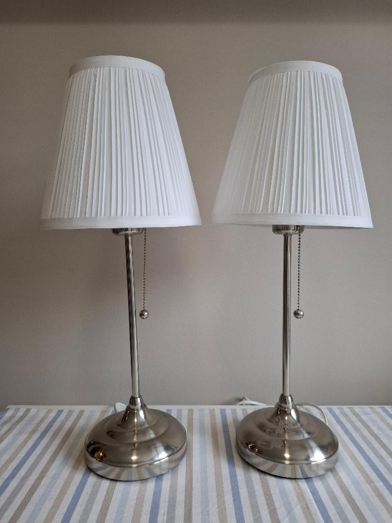 2 lampes sur pied "Arstid" de IKEA, Tissus, Comme neuf, Enlèvement, Sur pied