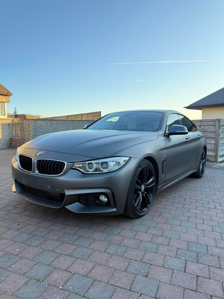BMW 418D GranCoupé •Euro6•Automaat•Mpakket•Head-up Display•, Autos, Cuir, Achat, Beige, 5 portes