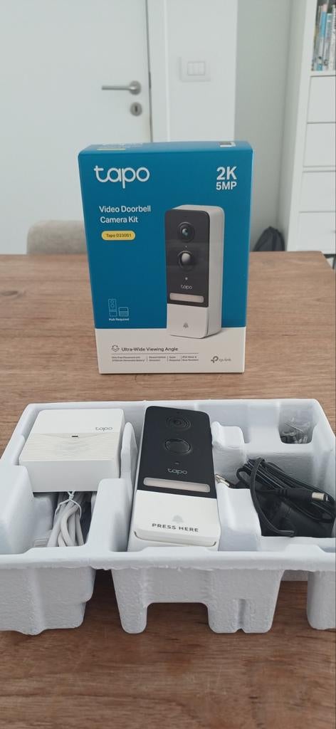 Deurbel met camera nieuw, Ophalen