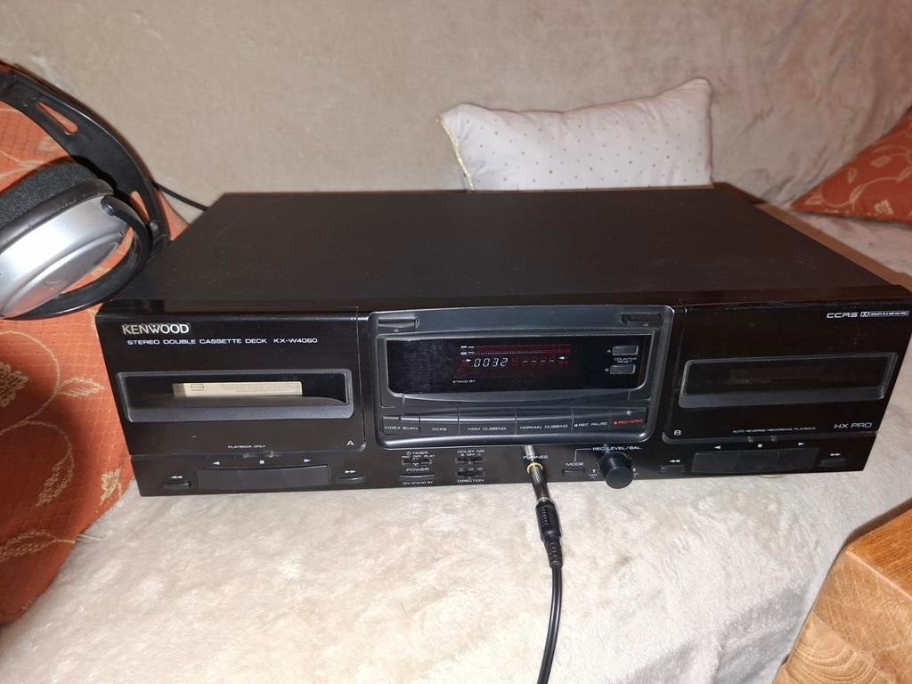 Kenwood kx w4060 cassettedeck te koop, Audio, Tv en Foto, Ophalen, Kenwood