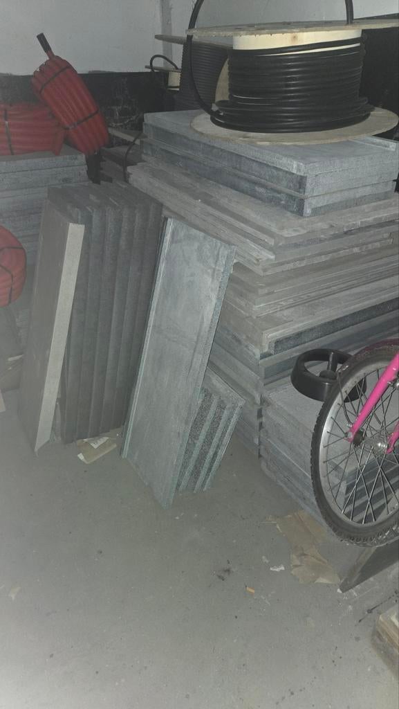 Partij tegels gratis op te halen, Ophalen