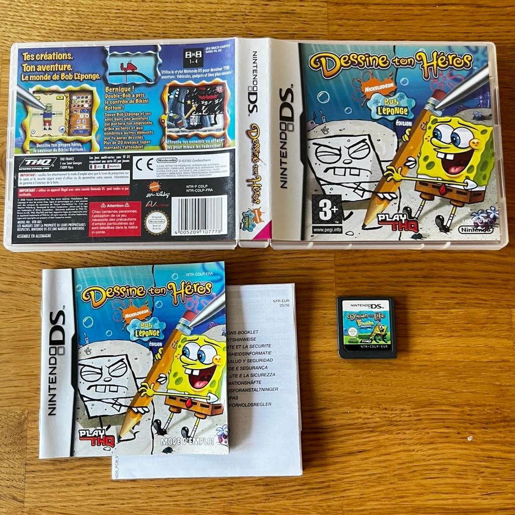 Draw Your Hero: SpongeBob-spel voor Nintendo DS, Ophalen of Verzenden, Gebruikt, Vanaf 3 jaar