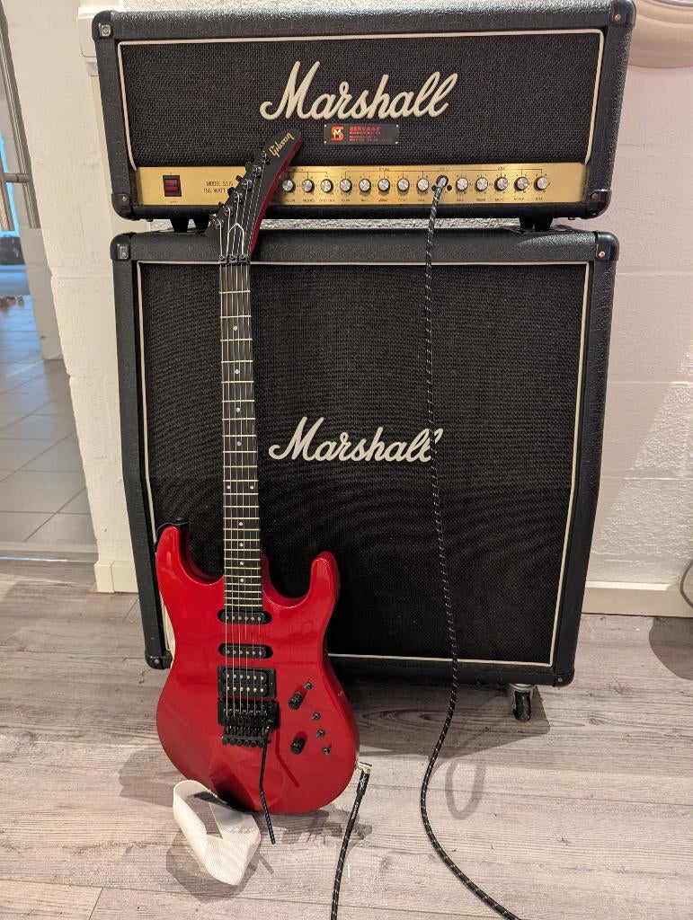 1988 Gibson U2 Showcase Edition + Marshall 3315 & JCM 800, Avec ampli, Enlèvement, Utilisé, Solid body