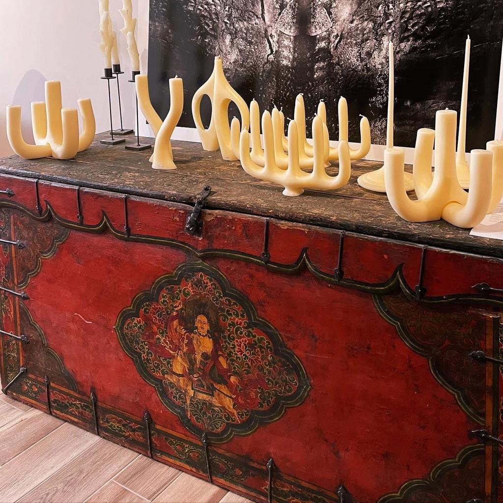 Tibetaanse antieke koffer, Antiek en Kunst, Ophalen