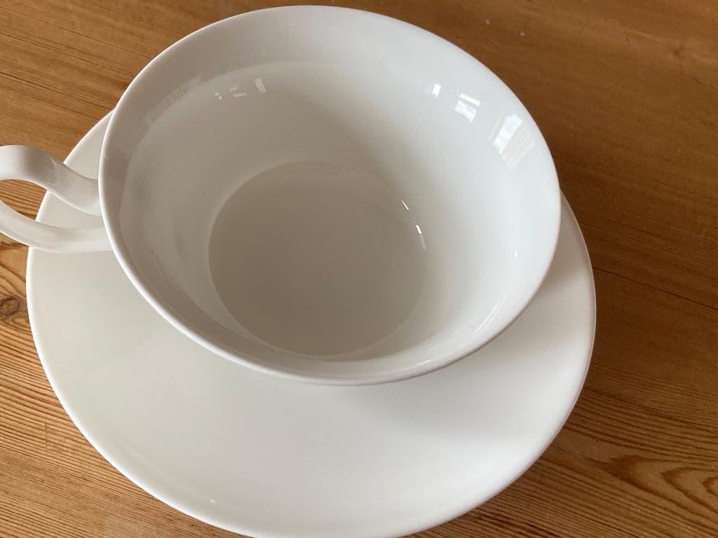 Wedgwood Porselein Theekop & Schotel, Nieuw, Ophalen of Verzenden, Wedgwood, Kop(pen) en/of Schotel(s)