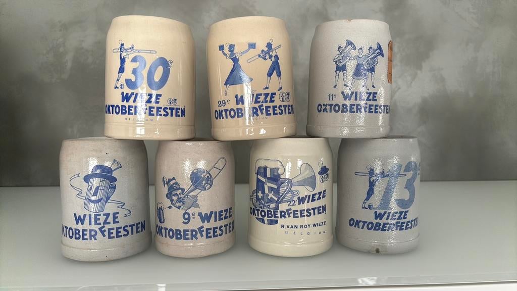 Bierpot 1/2 lit Wieze Oktoberfeesten, Enlèvement, Comme neuf