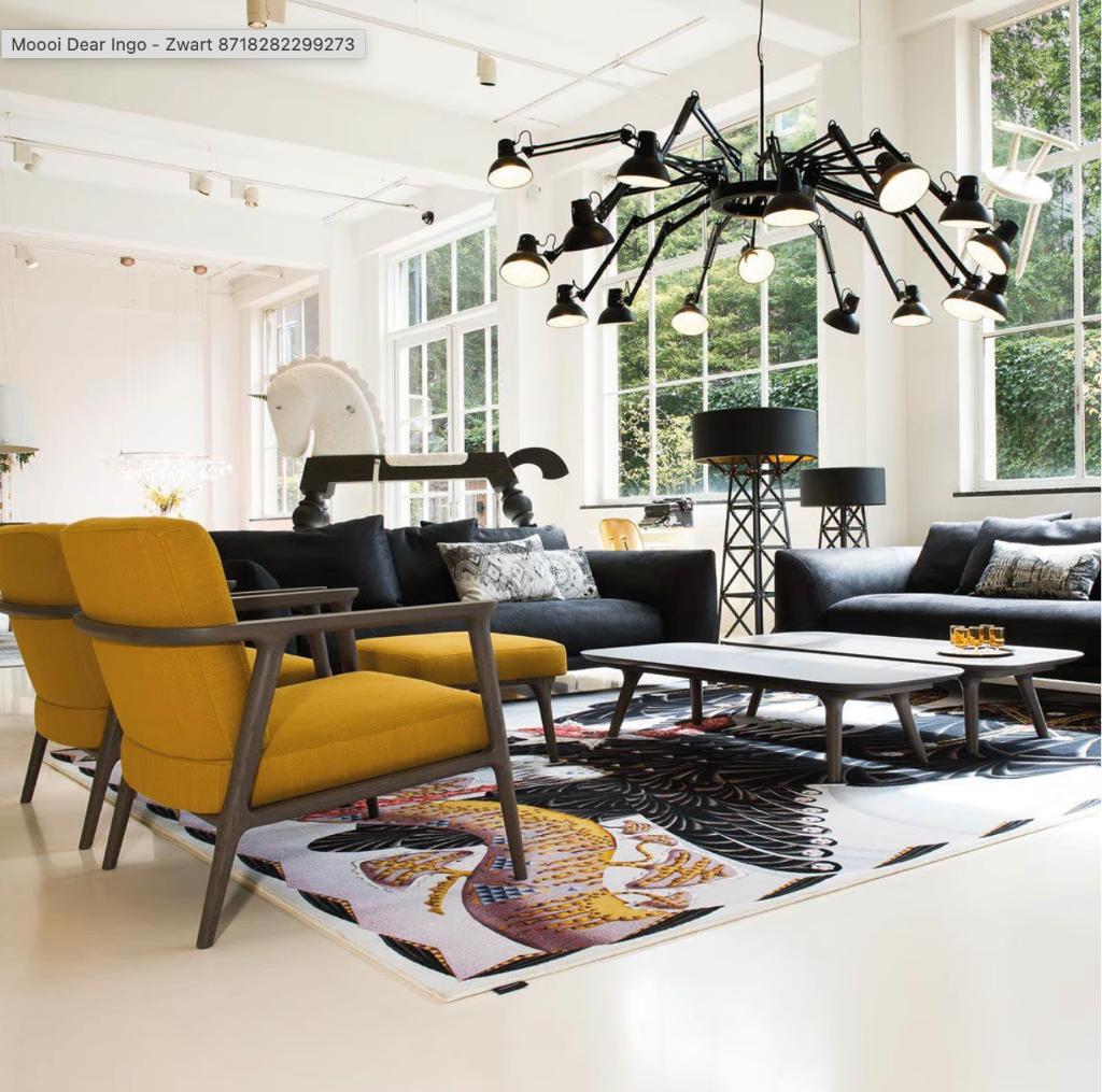 MOOOI Dear Ingo High-end hanglamp zwart gepoedercoat, Huis en Inrichting, Ophalen, Nieuw, Metaal, High-end Furniture
