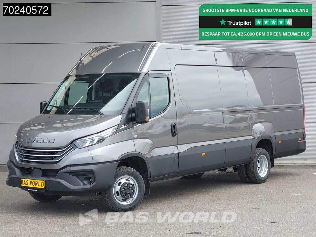 Iveco Daily 35C18 BPM VRIJ! 3.0L Automaat L3H2 180PK Dubbell, Auto's, Bestelwagens en Lichte vracht, Automaat, Stof, Euro 6, 4 cilinders