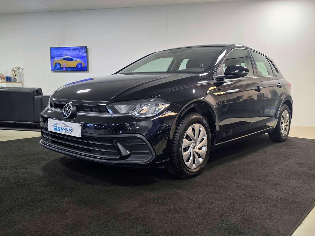 Volkswagen Polo 1.0 TSI Style DSG+Camera+Carplay+GPS 1ste ei, Auto's, Stof, Gebruikt, 95 pk, Zwart