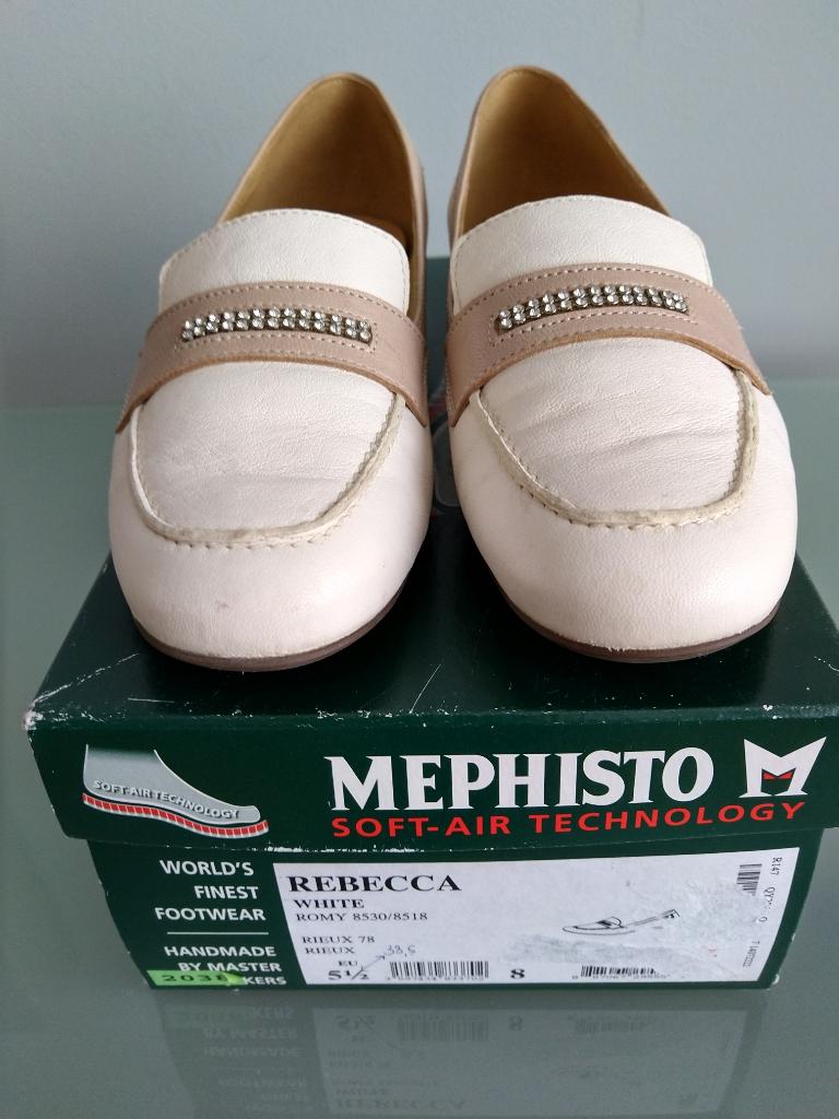 mocassins Mephisto pouinture 38.5, Vêtements | Femmes, Chaussures, Mephisto, Enlèvement ou Envoi, Beige, Comme neuf