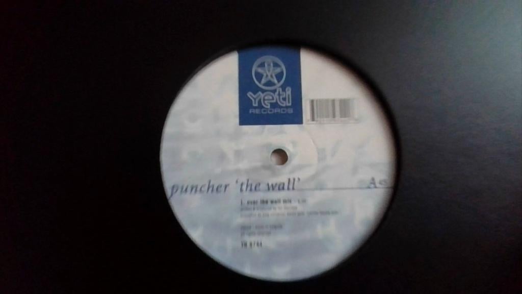 PUNCHER " THE WALL " YETI, Cd's en Dvd's, Vinyl | Dance en House, Ophalen of Verzenden, Zo goed als nieuw, 12 inch, Techno of Trance