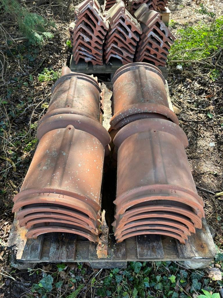 Koramic Stormpan 44 Carrelage rustique, façade, givré,, Pierre ou Argile, Comme neuf, Enlèvement, Tuiles