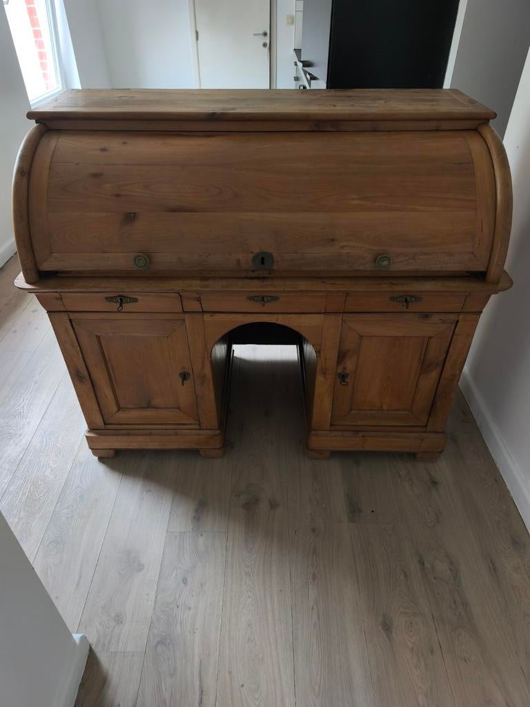 Superbe meuble à cylindre en merisier, beaucoup de charme, Enlèvement