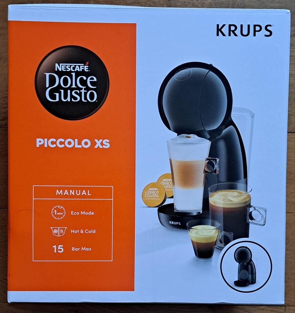 Dolce gusto Krups Piccolo XS (Neuf / Jamais utilisé), Electroménager, Cafetières, Neuf, Dosettes et capsules de café, Autres modèles