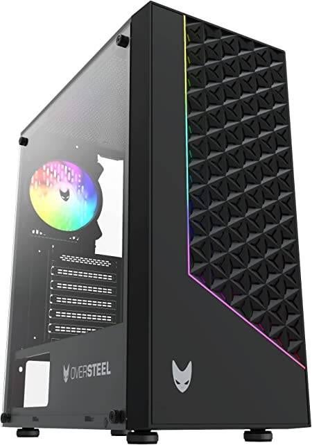 Intel i5 11400F 6C 4,2GHz 16GB 1TB SSD RX 6600 8GB W11, Refurbished, Ophalen of Verzenden, Gaming, Oversteel