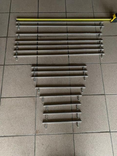 Poignée de porte en acier inoxydable brossé en forme de T,, Maison & Meubles, Cuisine | Éléments de cuisine, Comme neuf, Autres couleurs