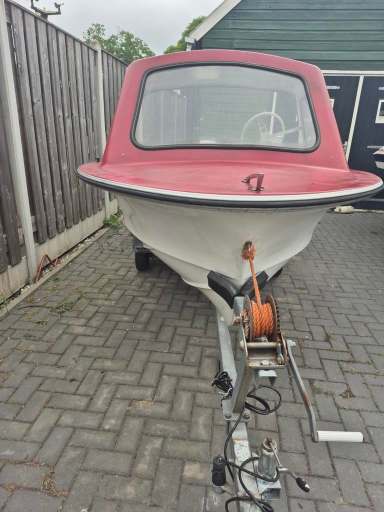 Leuk tourbootje met 6 pk motor, Ophalen