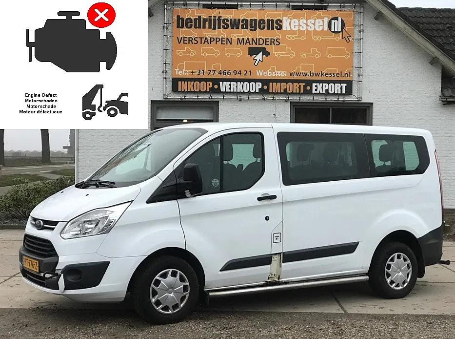 Ford Transit Custom 2.0 TDCI L1H1 Euro 6 AC 9 Persoons Motor, Caravanes & Camping, Camping-cars, Entreprise, Modèle Bus ou Fourgon aménagé