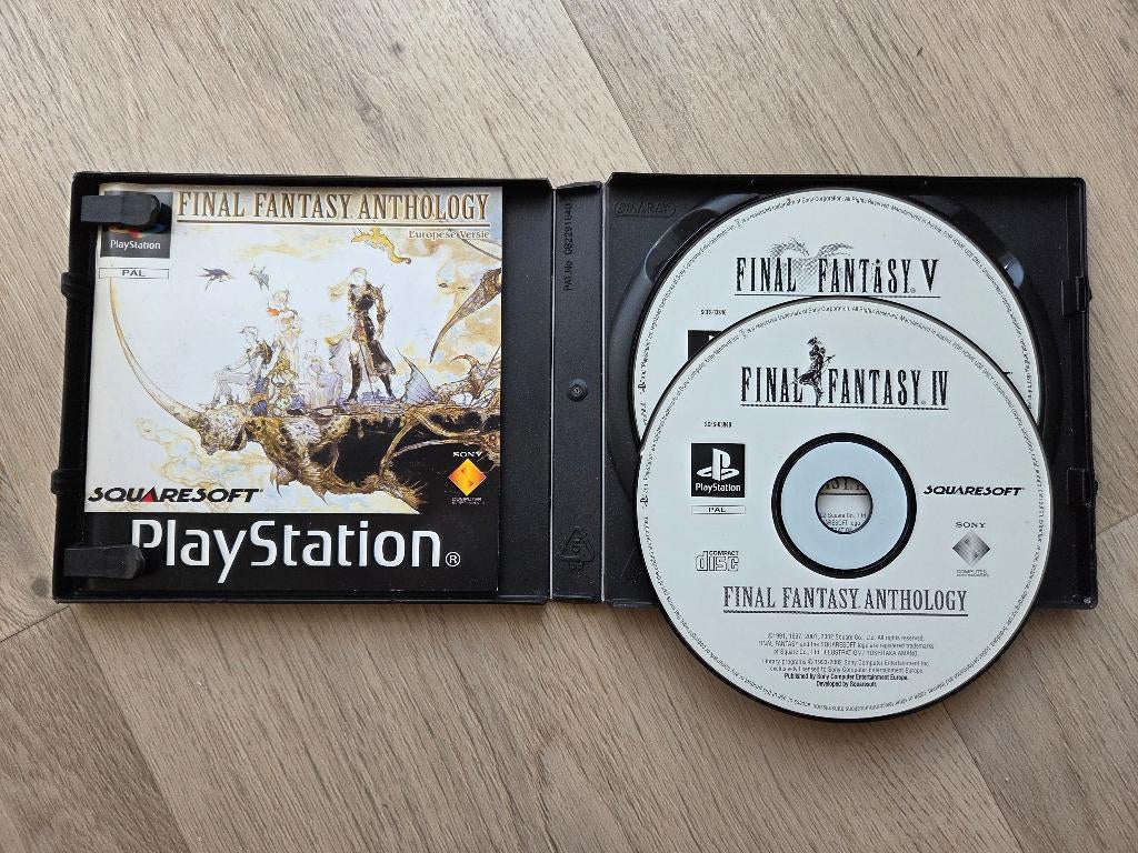 Final Fantasy Anthology IV + V PS1 PlayStation 1-games 4 en, Games en Spelcomputers, Games | Sony PlayStation 1, Ophalen, Gebruikt