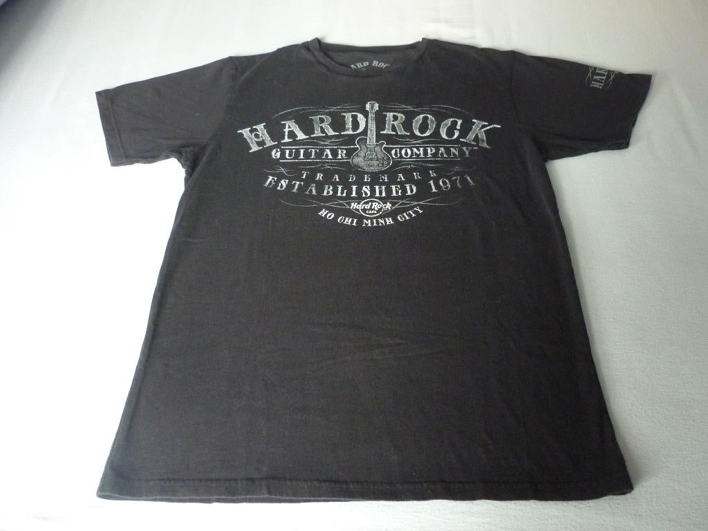 T-shirt Hard Rock Guitar Company, Hard Rock Guitar Company, Maat 48/50 (M), Zwart, Ophalen of Verzenden