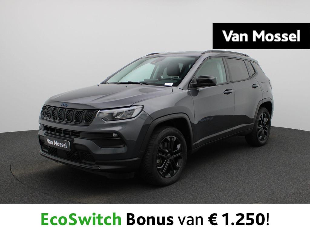 Jeep Compass 1.3 Turbo T4 190 4xe ATX Night Eagle, Autos, Jeep, Argent ou Gris, Entreprise, Hybride rechargeable, 5 places