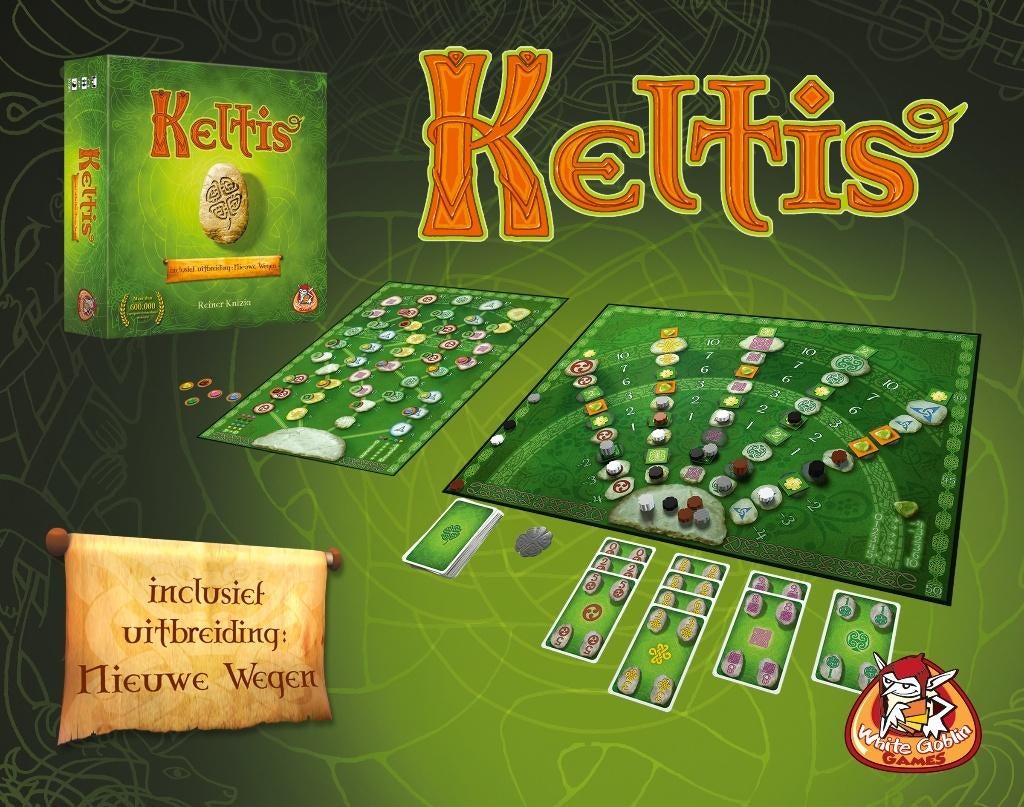 NIEUW in folie Keltis BORDSPEL White Goblin Games, Hobby en Vrije tijd, Gezelschapsspellen | Bordspellen, Ophalen of Verzenden
