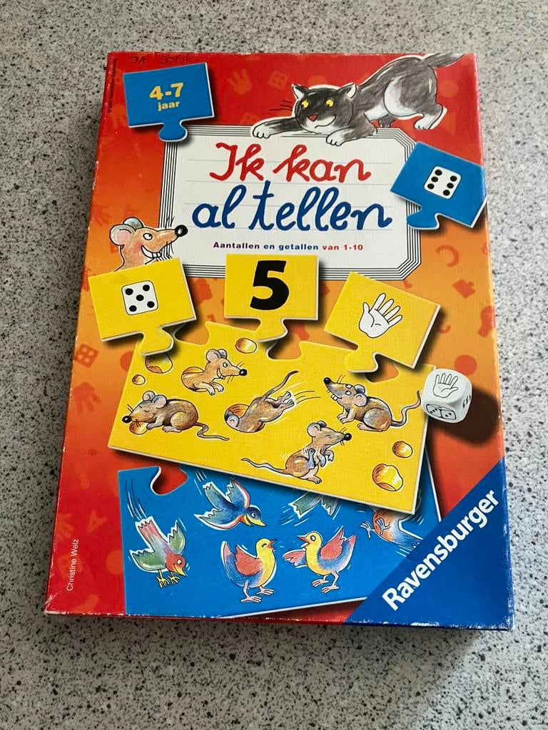 Spel Ik kan al tellen, Ophalen, Gebruikt
