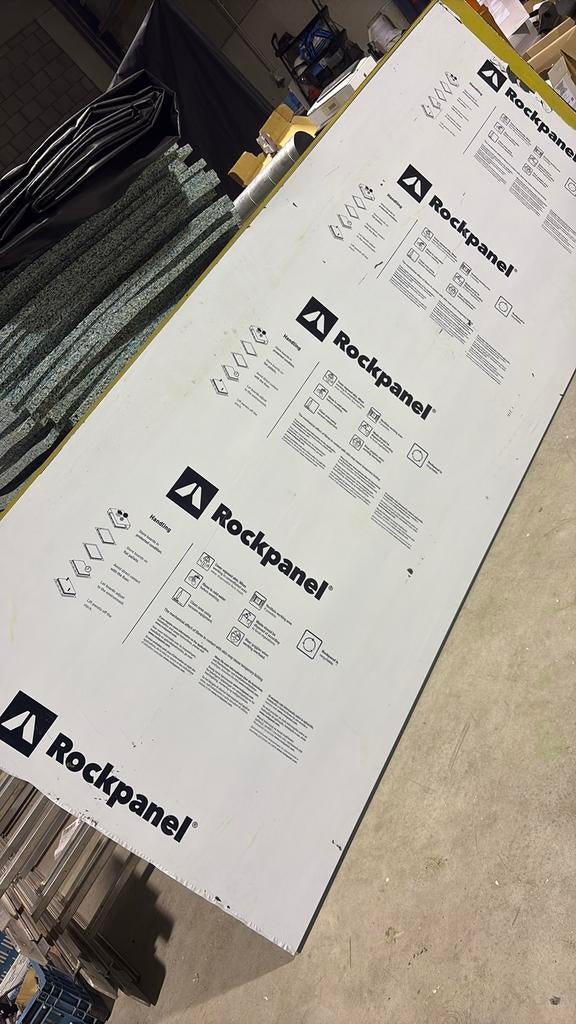 Rockpanel rock paneel gevelpaneel nieuw, Ophalen, Zo goed als nieuw