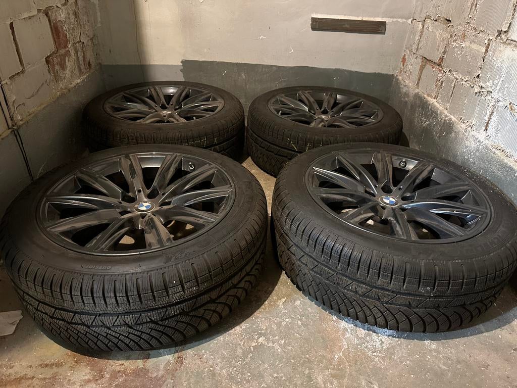 Bmw styling 634 velgen met michelin winterbanden, Ophalen, 18 inch, 245 mm, Winterbanden