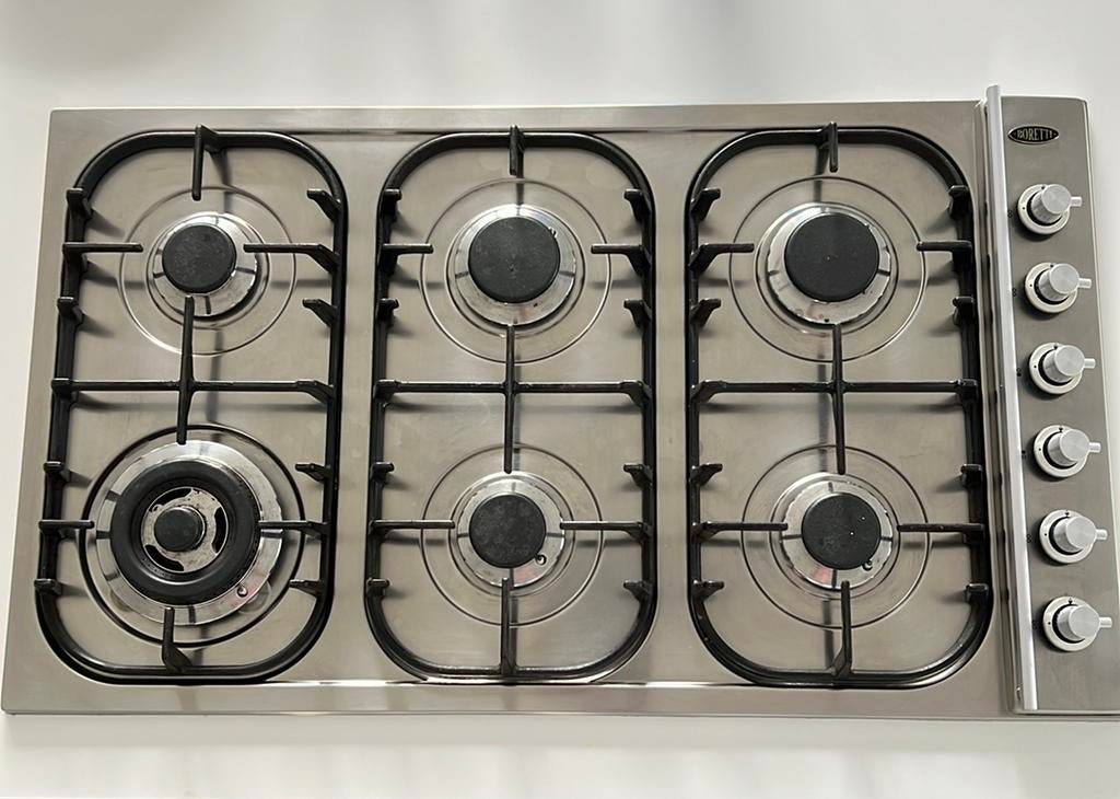 Table de cuisson au gaz Boretti, Electroménager, Enlèvement, Utilisé, Gaz, 5 zones de cuisson ou plus