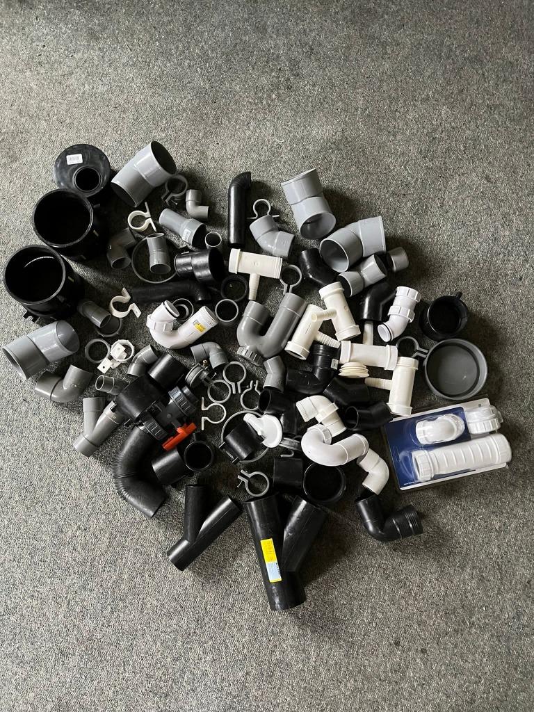 PVC Onderdelen Riolering 90st (verschillende typen en maten), Doe-het-zelf en Bouw, Ophalen of Verzenden, Nieuw, PVC, Overige typen