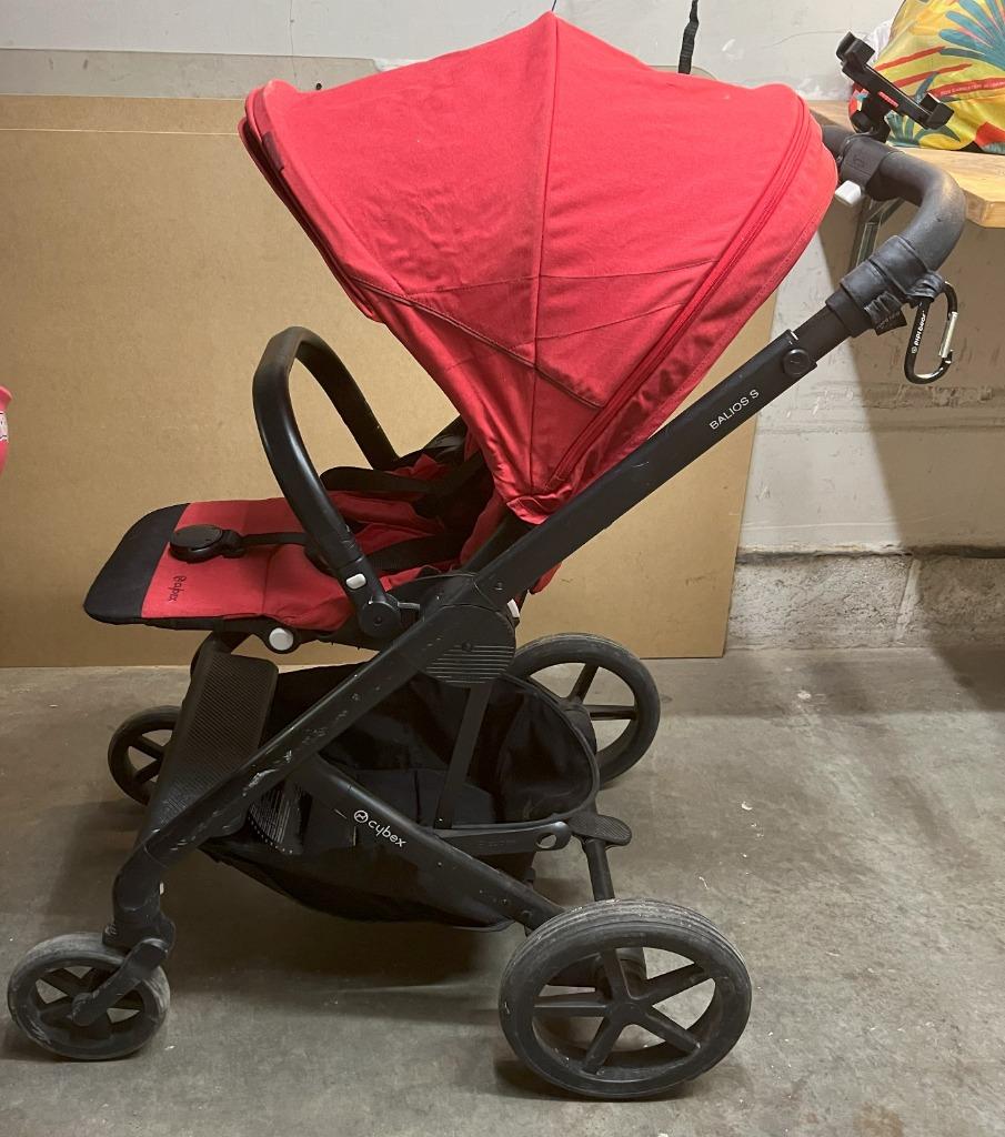 Poussette Cybex + Maxi-Cosi + Protection pluie, Enfants & Bébés, Poussettes & Combinaisons, Enlèvement, Utilisé, Poussette combi