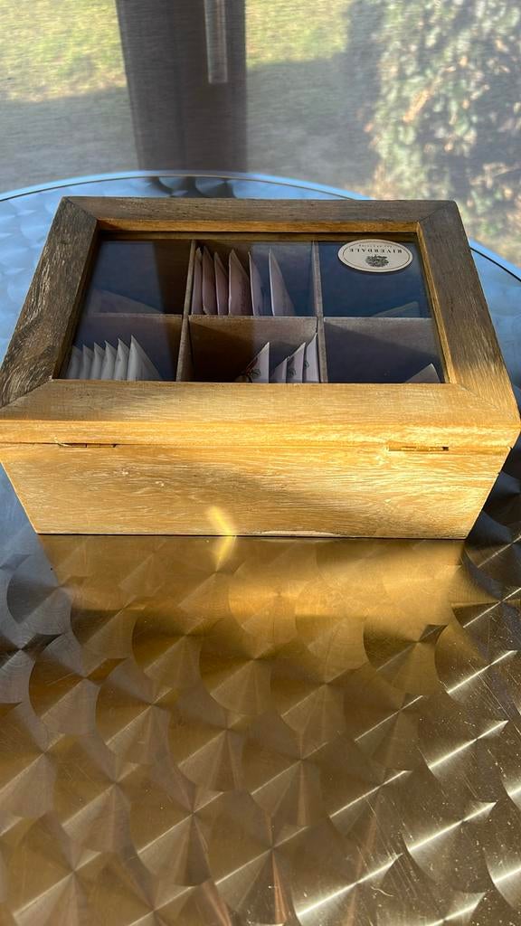 Riverdale houten theedoos, Ophalen of Verzenden, Zo goed als nieuw