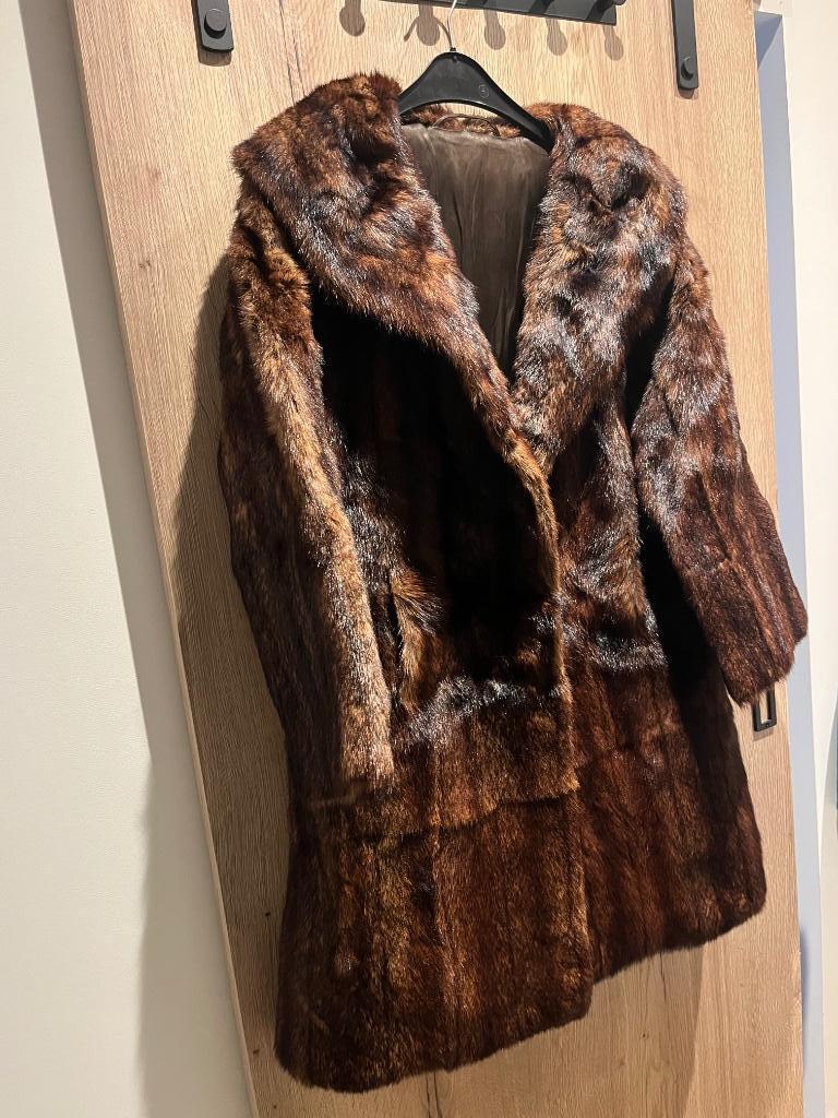 Minkjas, Kleding | Dames, Ophalen, Jacques Lucki, Bruin, Maat 42/44 (L)